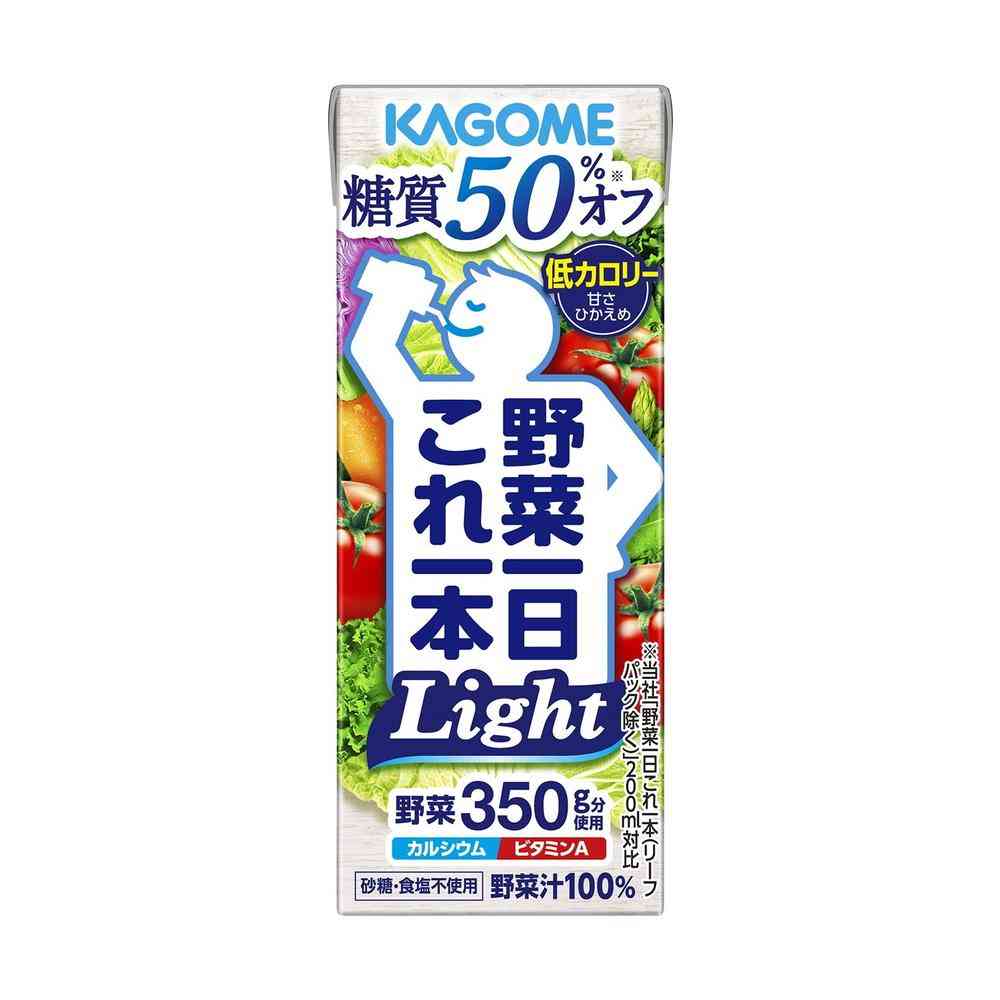 ◆カゴメ 野菜一日これ一本 Light 200ml   【24個セット】