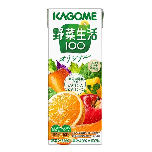 ◆カゴメ 野菜生活100 オリジナル 200ml   【12個セット】