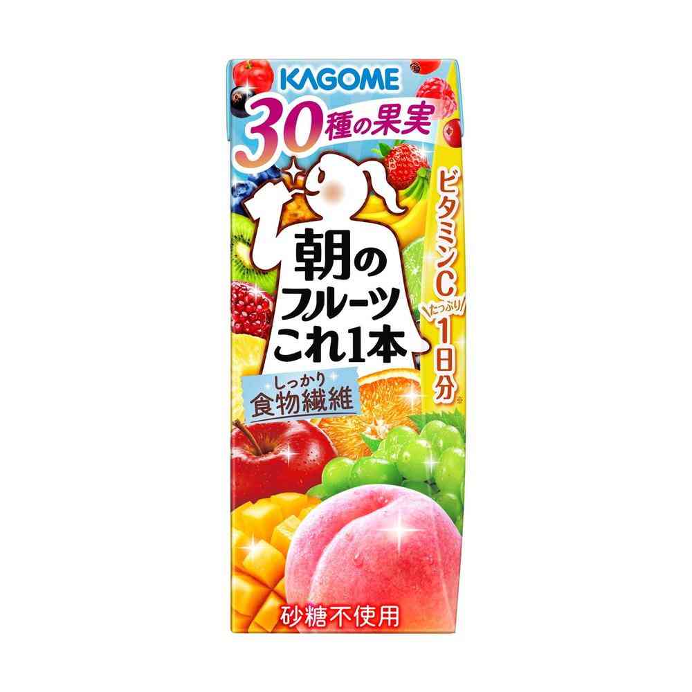 ◆カゴメ 朝のフルーツこれ一本 200ml   【24個セット】
