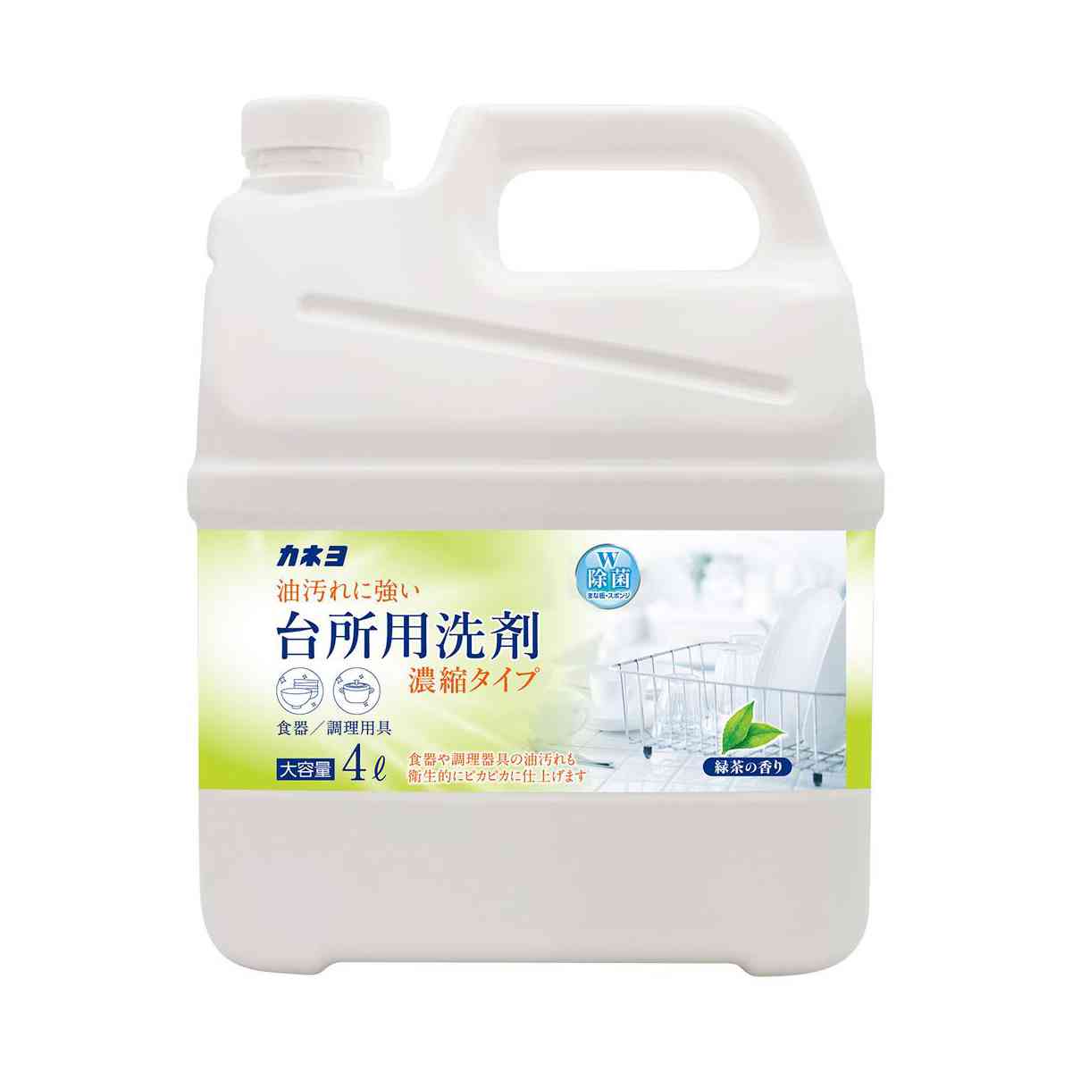 カネヨ 濃縮台所用洗剤 緑茶の香り 4L