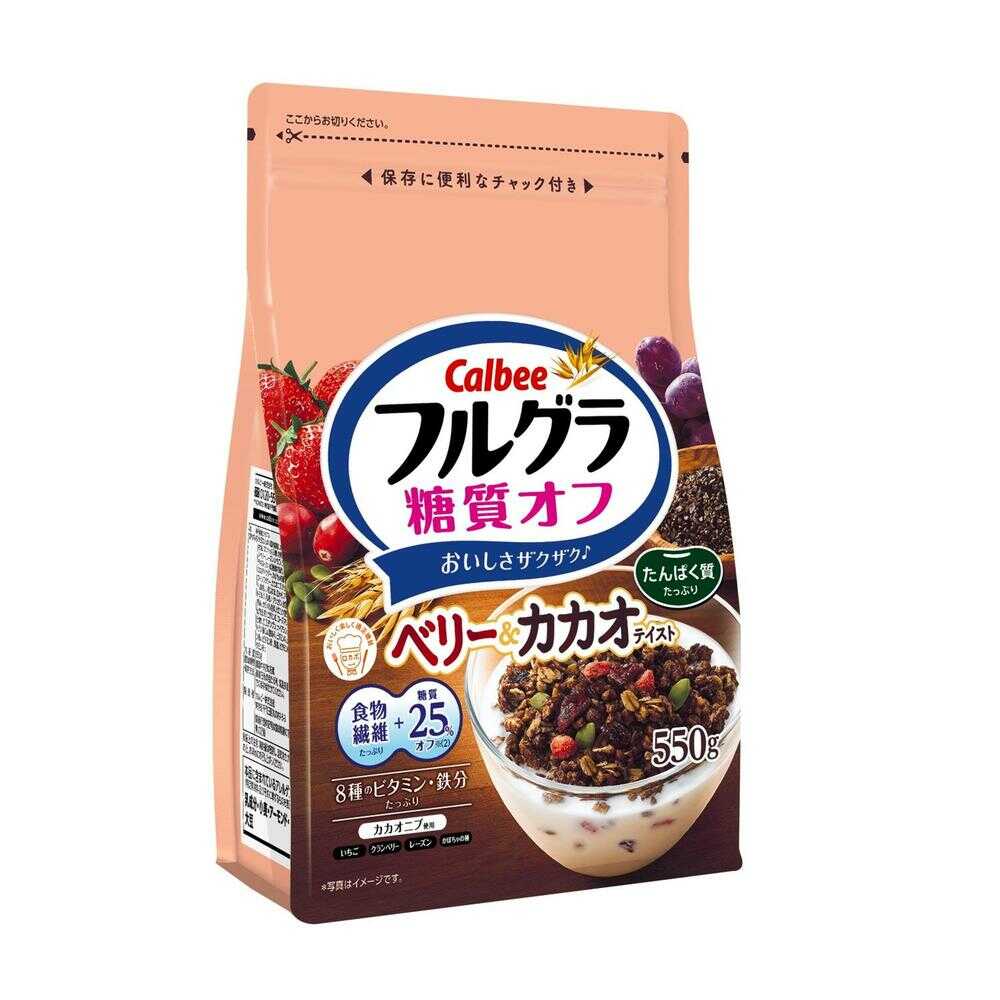 ◆カルビー フルグラ糖質オフベリー＆カカオテイスト 1枚   【6個セット】