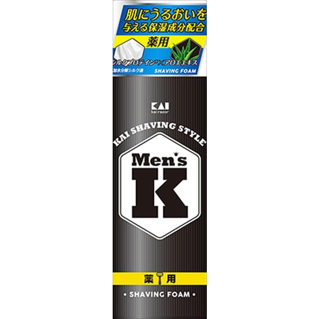 Men’s K シルクプロテイン配合 薬用シェービングフォーム
