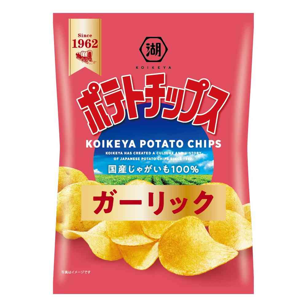 ◆湖池屋 ポテトチップス ガーリック 50g   【12個セット】