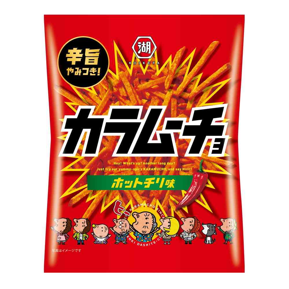 ◆湖池屋 スティックカラムーチョ ホットチリ味 90g   【12個セット】