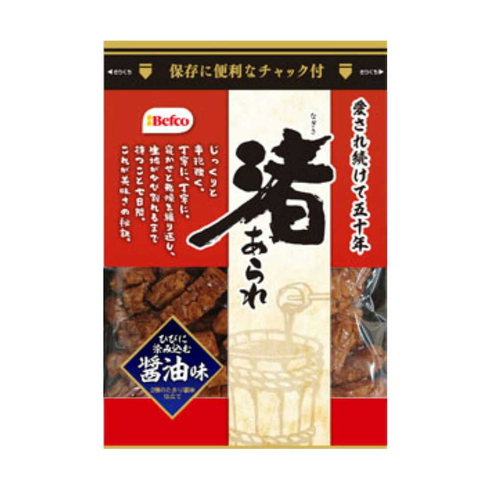 ◆栗山米菓 渚あられ醤油味 90g   【12個セット】
