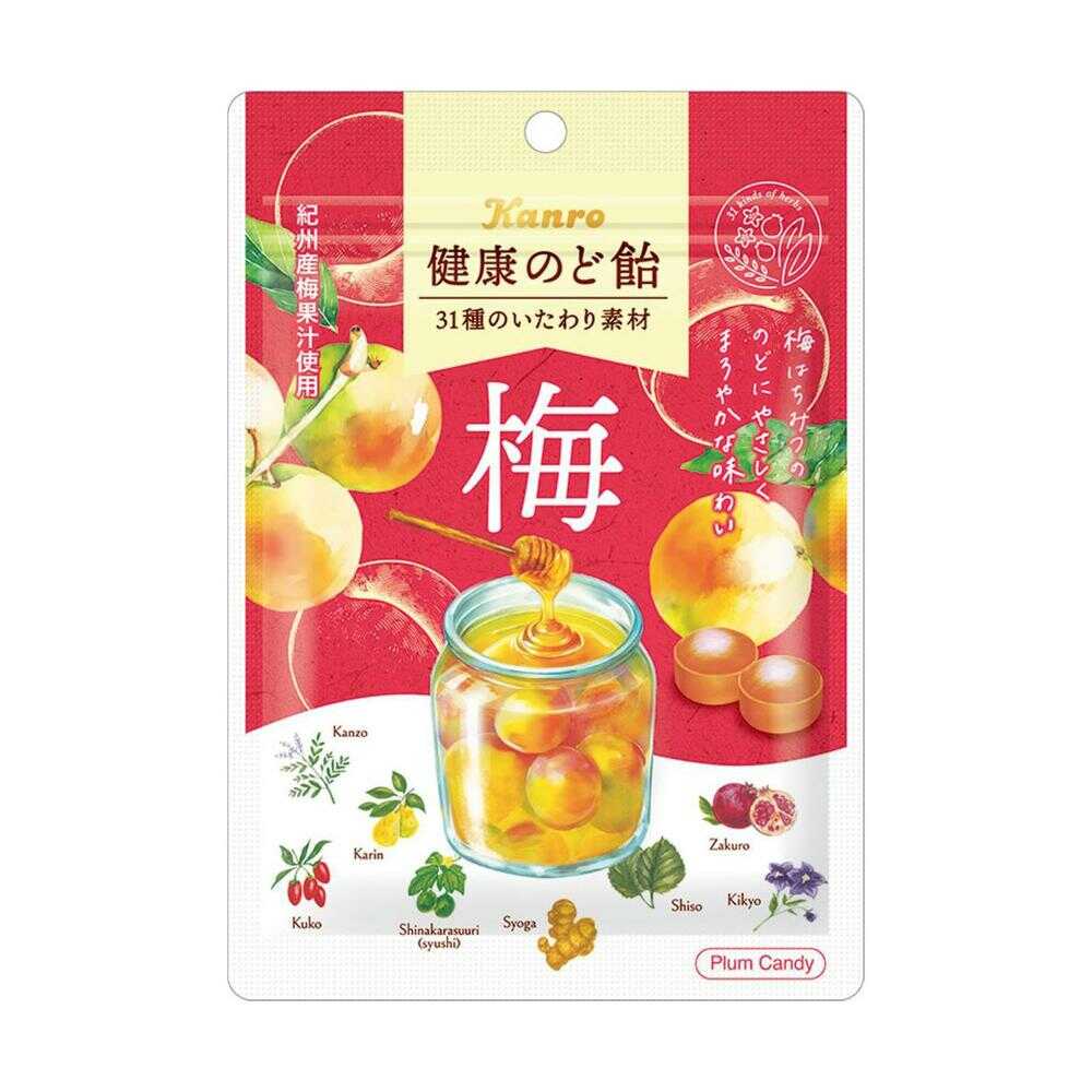 ◆カンロ 健康のど飴 梅 90g   【6個セット】