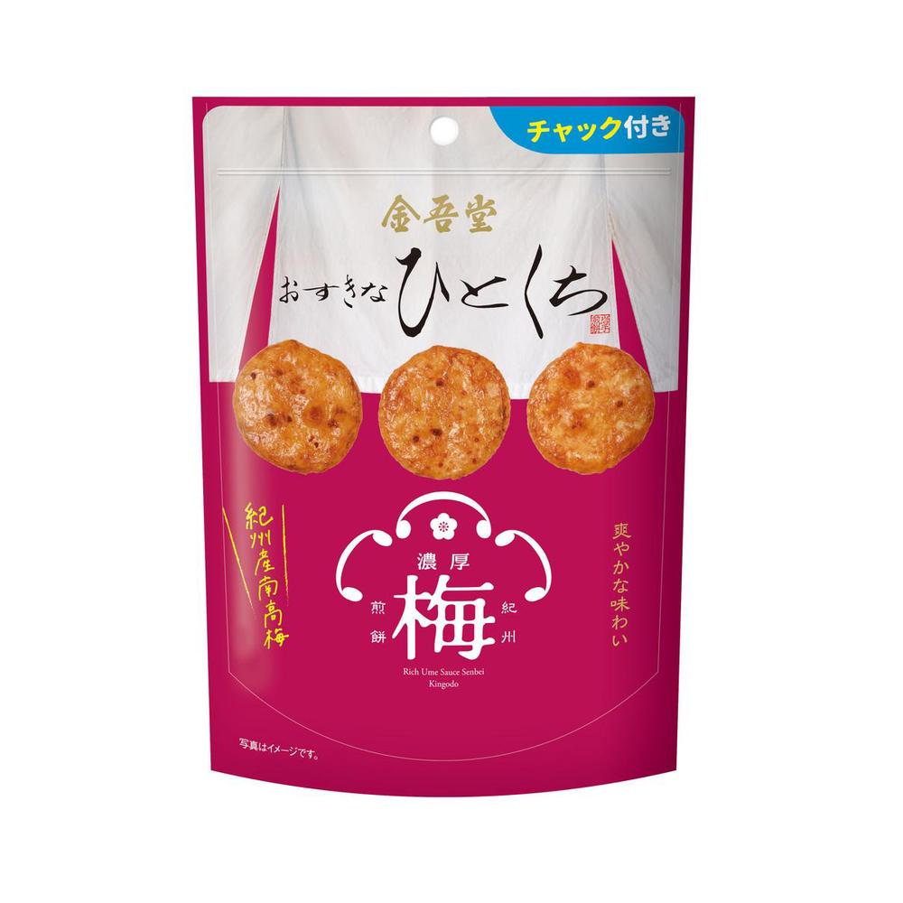 ◆金吾堂 濃厚 梅だれ 煎餅 紀州産 南高梅 78g   【12個セット】