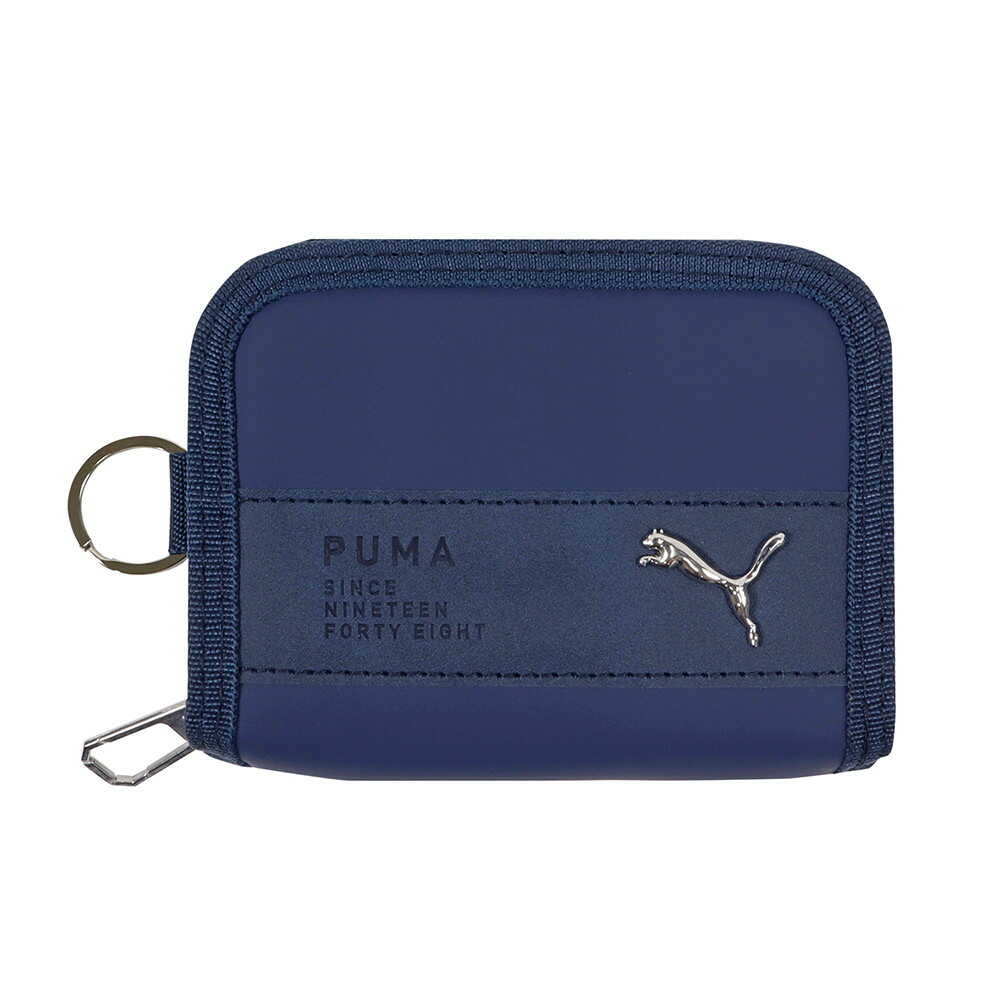 クツワ  2つ折りホックウォレット ネイビー 112g