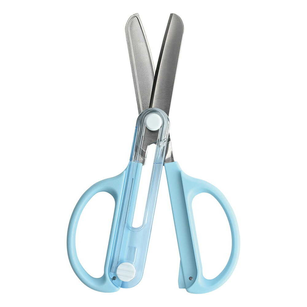 クツワ STAD キャップ一体こどもハサミ 左手用 59g