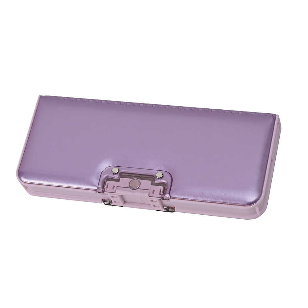 クツワ MG筆入 オートロック筆入 パープル