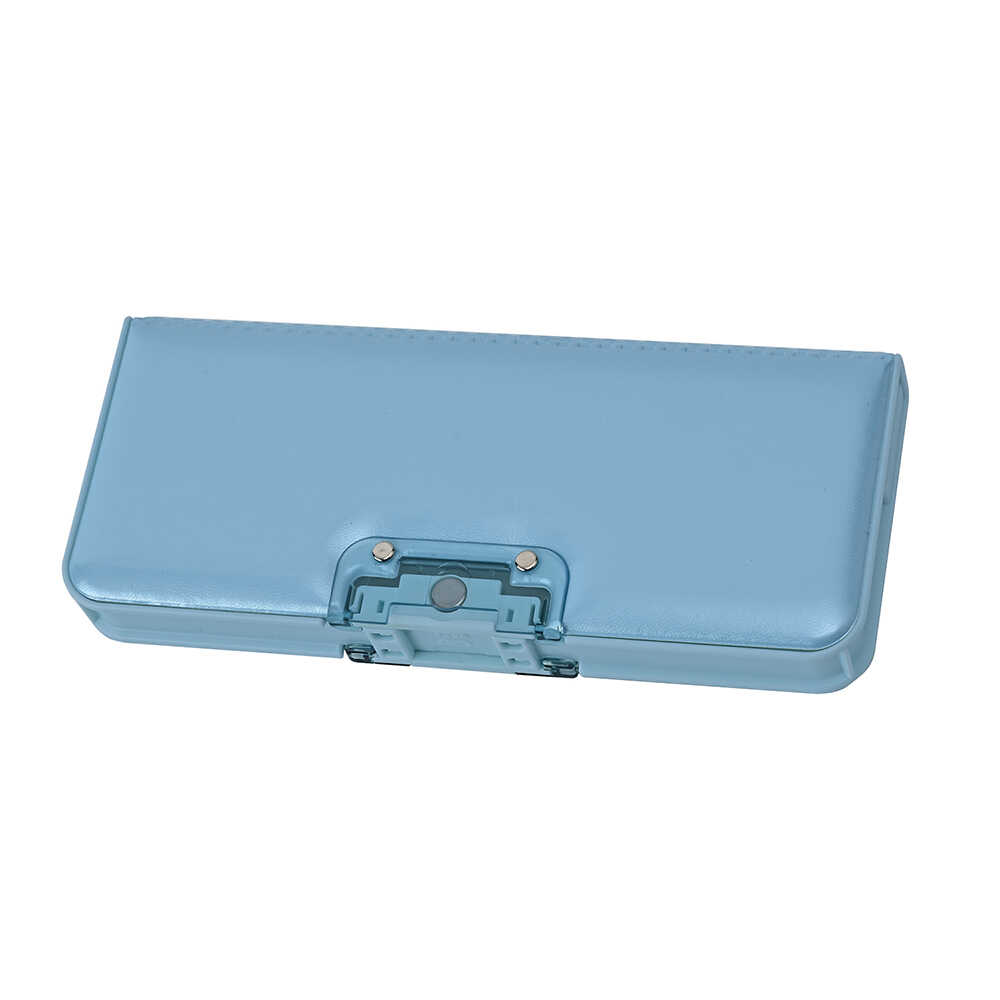 クツワ MG筆入 オートロック筆入 ライトブルー