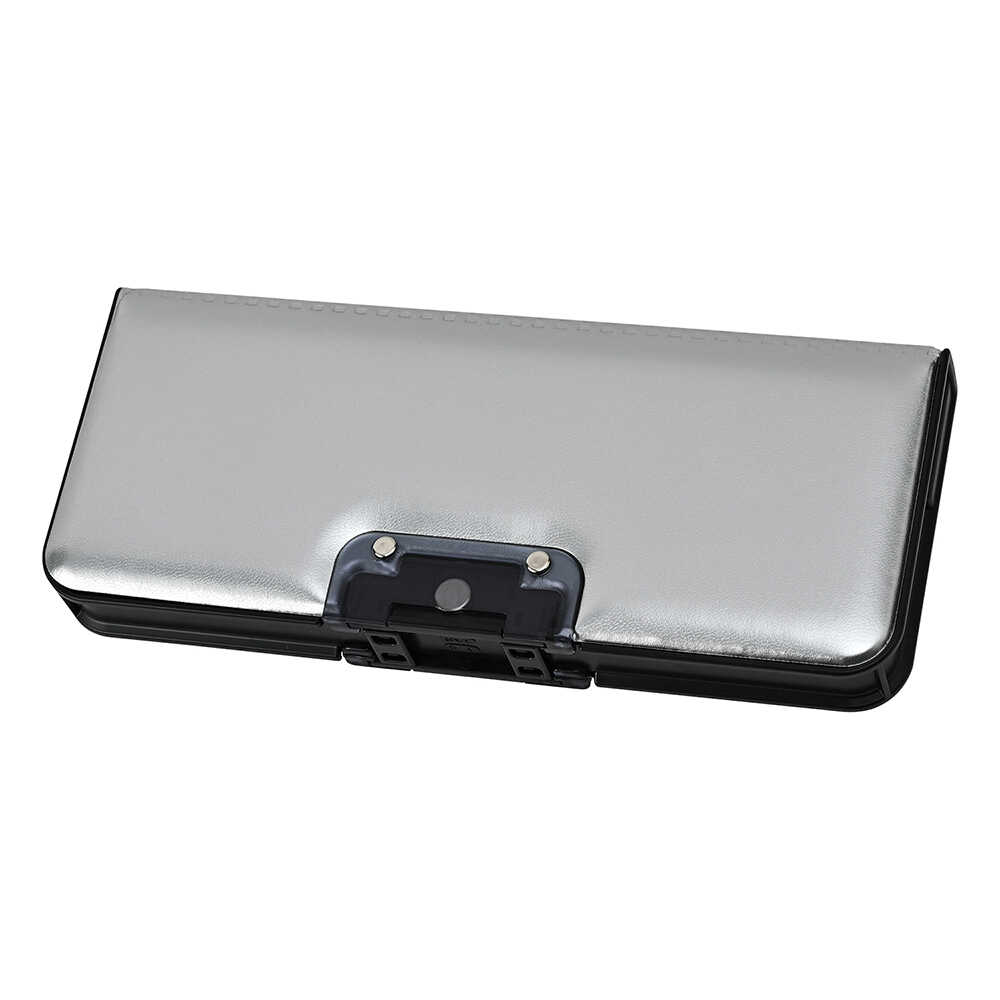 クツワ MG筆入 オートロック筆入 シルバー