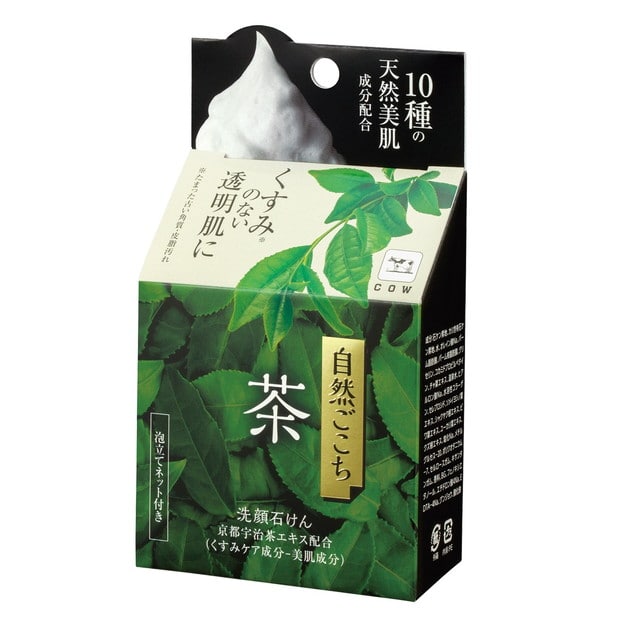 自然ごこち茶洗顔石けん   80g