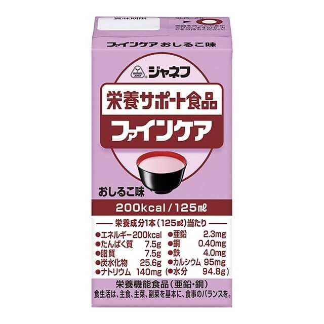 ◆キューピージャネフファインケアおしるこ風味125ML【12個セット】