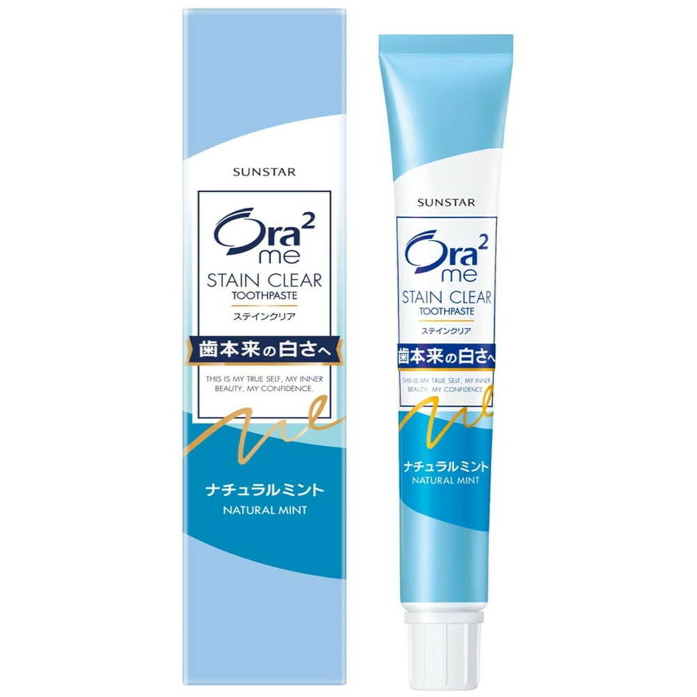 【医薬部外品】サンスター オーラツーミー ステインクリアペースト ナチュラルミント 20g
