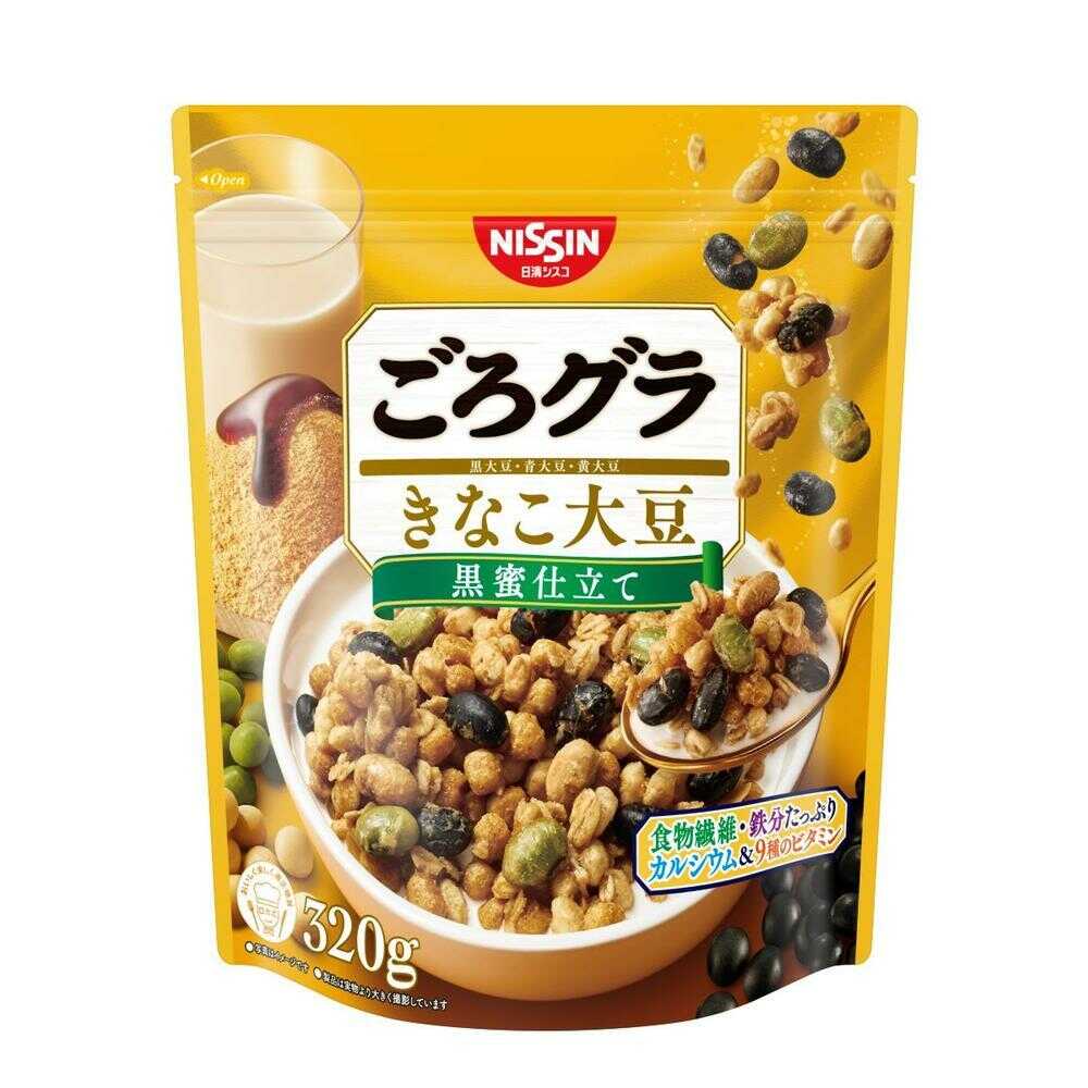◆【機能性表示食品】日清シスコ ごろグラ きなこ大豆 320g   【6個セット】