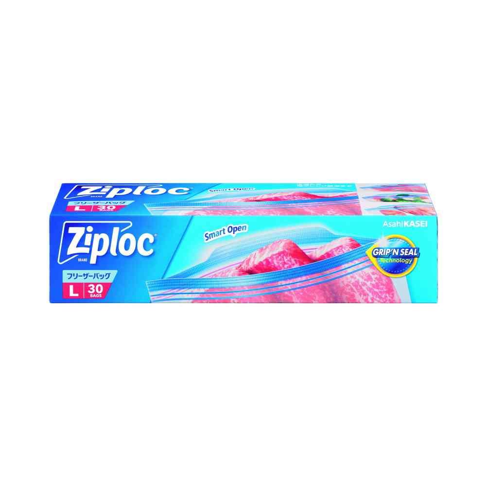 旭化成 ジップロック フリーザーバッグ L 30枚