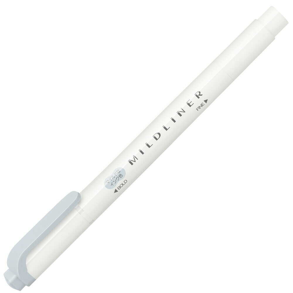 ゼブラ マイルドライナー マイルドクールグレー 1本