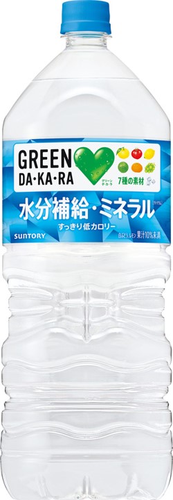 ◆サントリー GREEN DA・KA・RA 2.0L【6個セット】