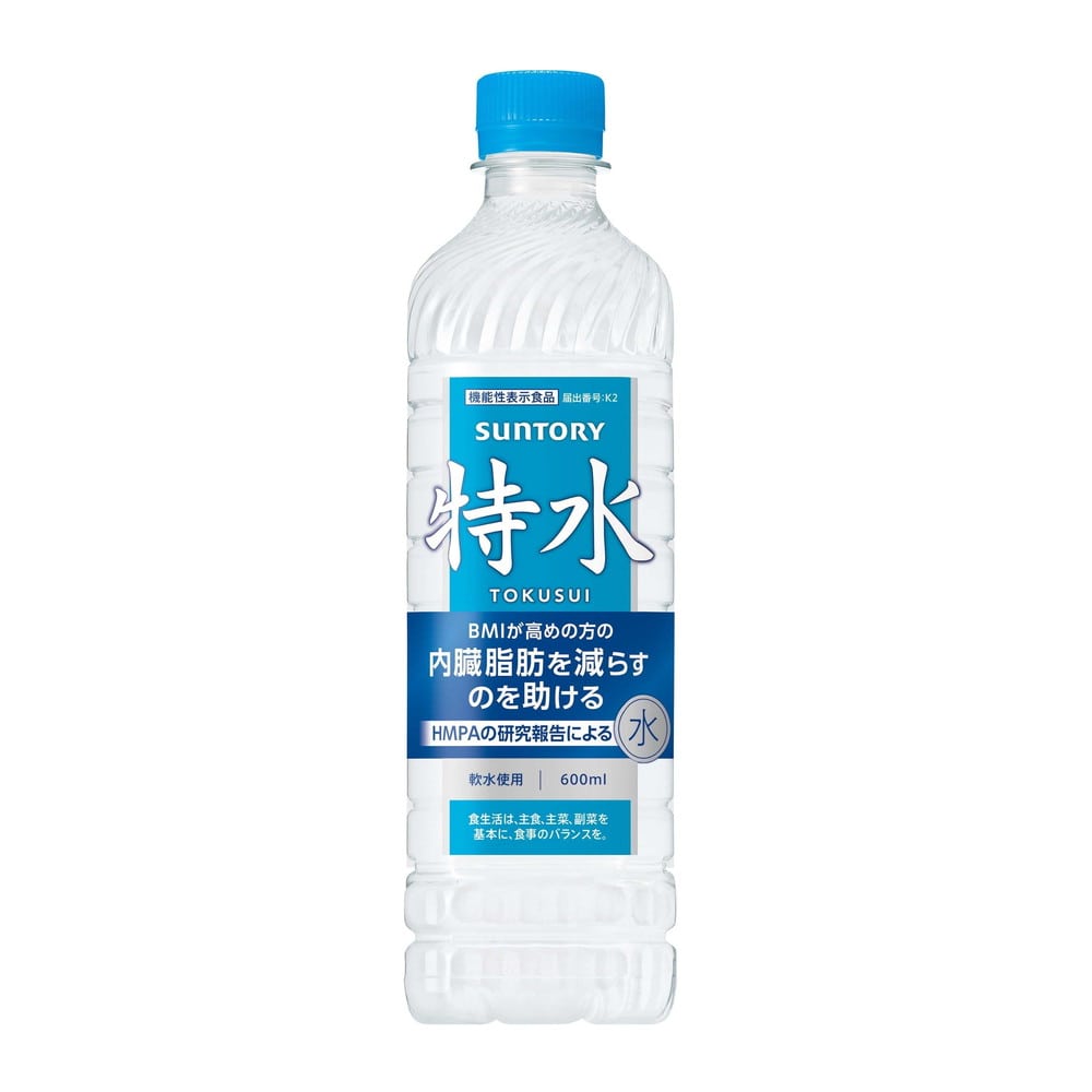 ◆【機能性表示食品】サントリー 特水 600ml   【24個セット】