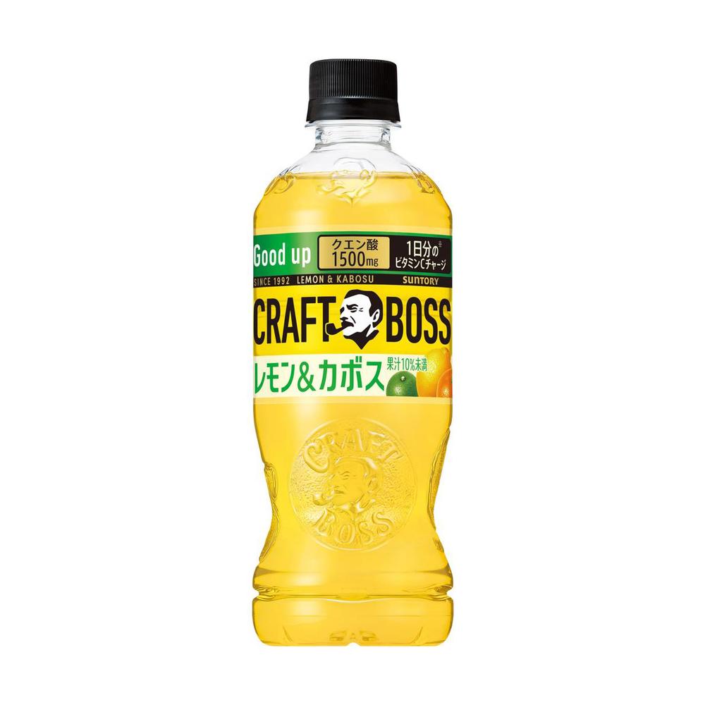 ◆サントリー クラフトボス レモン＆カボス 500ml   【24個セット】