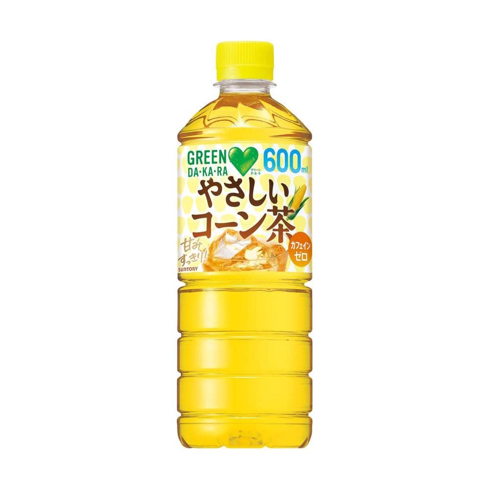 ◆サントリー GREEN DAKARA やさしいコーン茶 600ml   【24個セット】