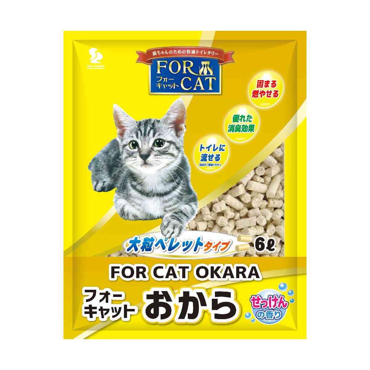 新東北化学工業 フォーキャット おから せっけんの香り 6L