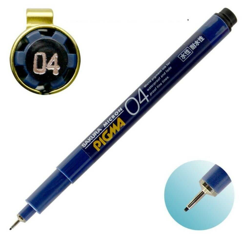 サクラクレパス ピグマ04 くろ 1本