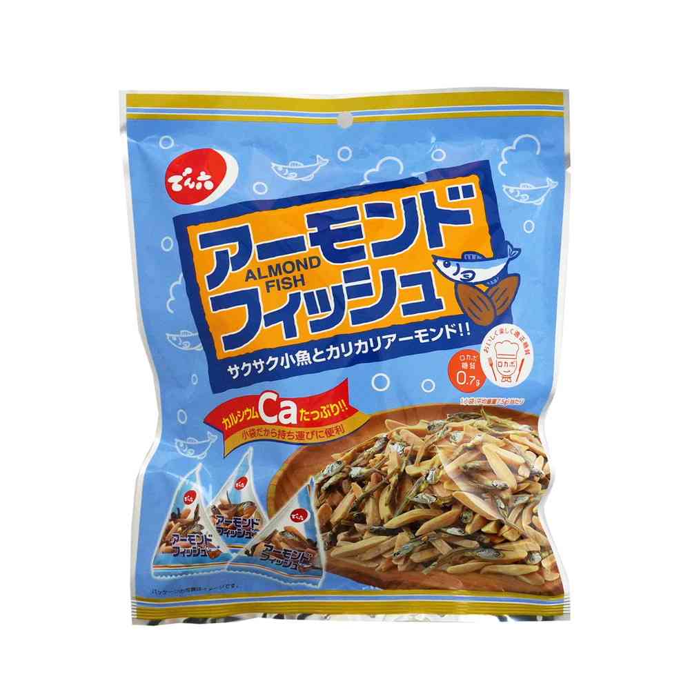 ◆でん六 小袋アーモンドフィッシュ 72g   【12個セット】