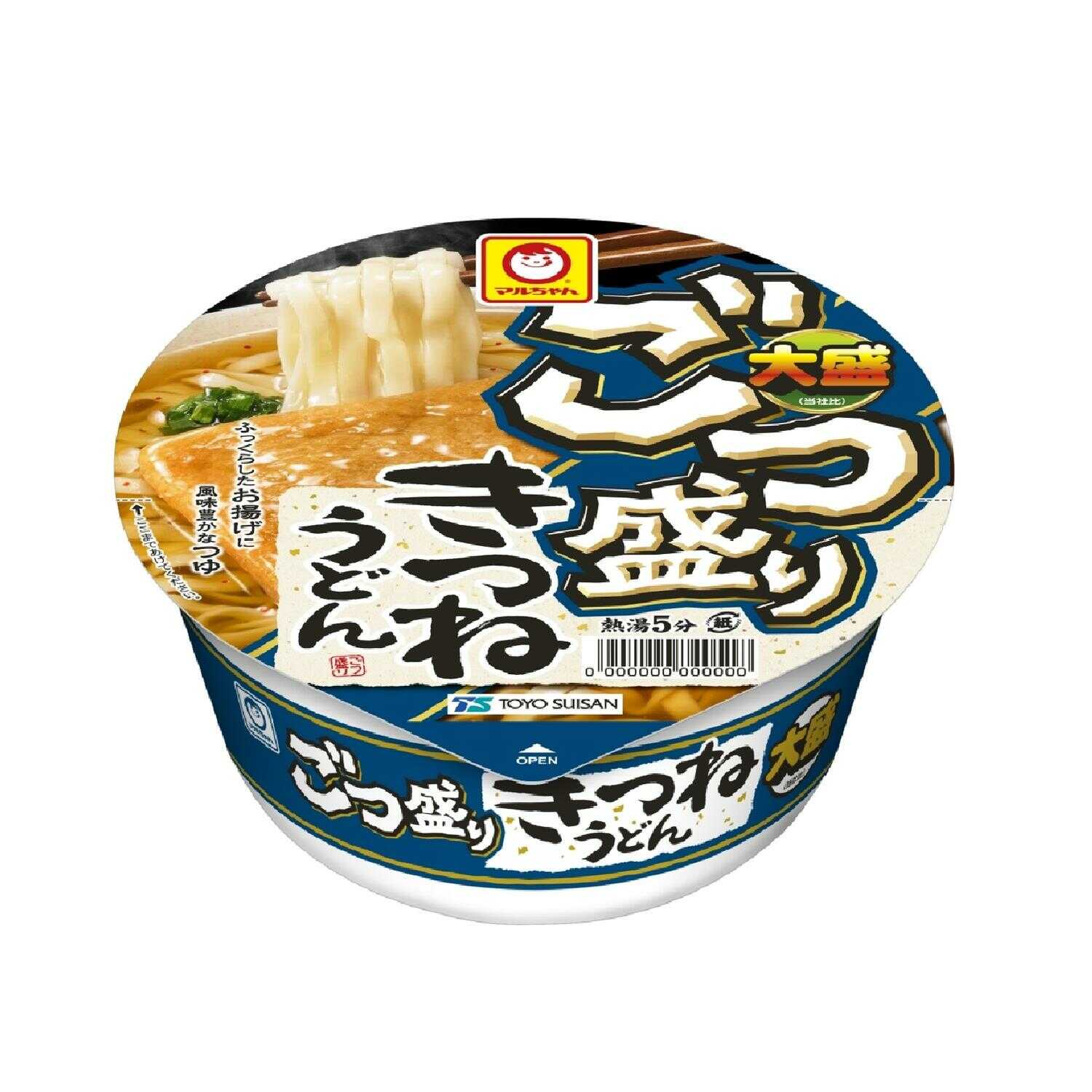 ◆東洋水産 マルちゃん ごつ盛り きつねうどん 108g   【12個セット】