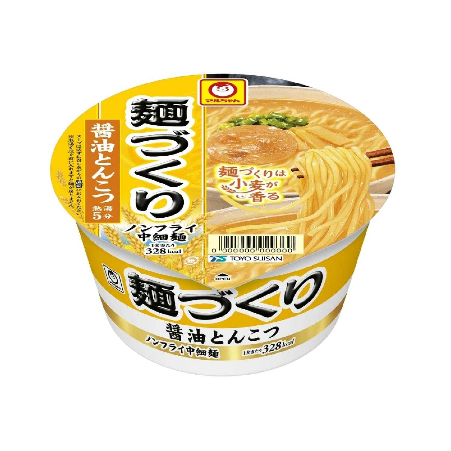 ◆東洋水産 マルちゃん 麺づくり 醤油とんこつ 91g   【12個セット】