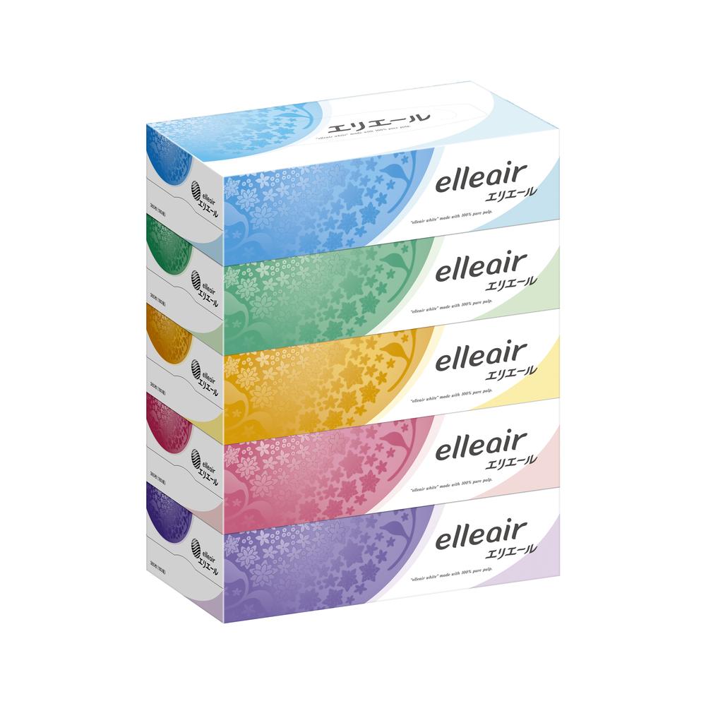 大王製紙 エリエールティシュー 180組5個【12個セット】