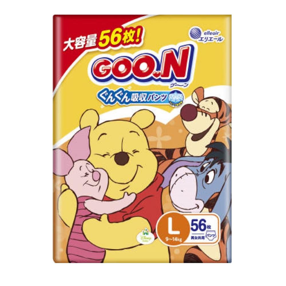 大王製紙 グーンぐんぐん吸収パンツ L 男女共用 56枚【3個セット】