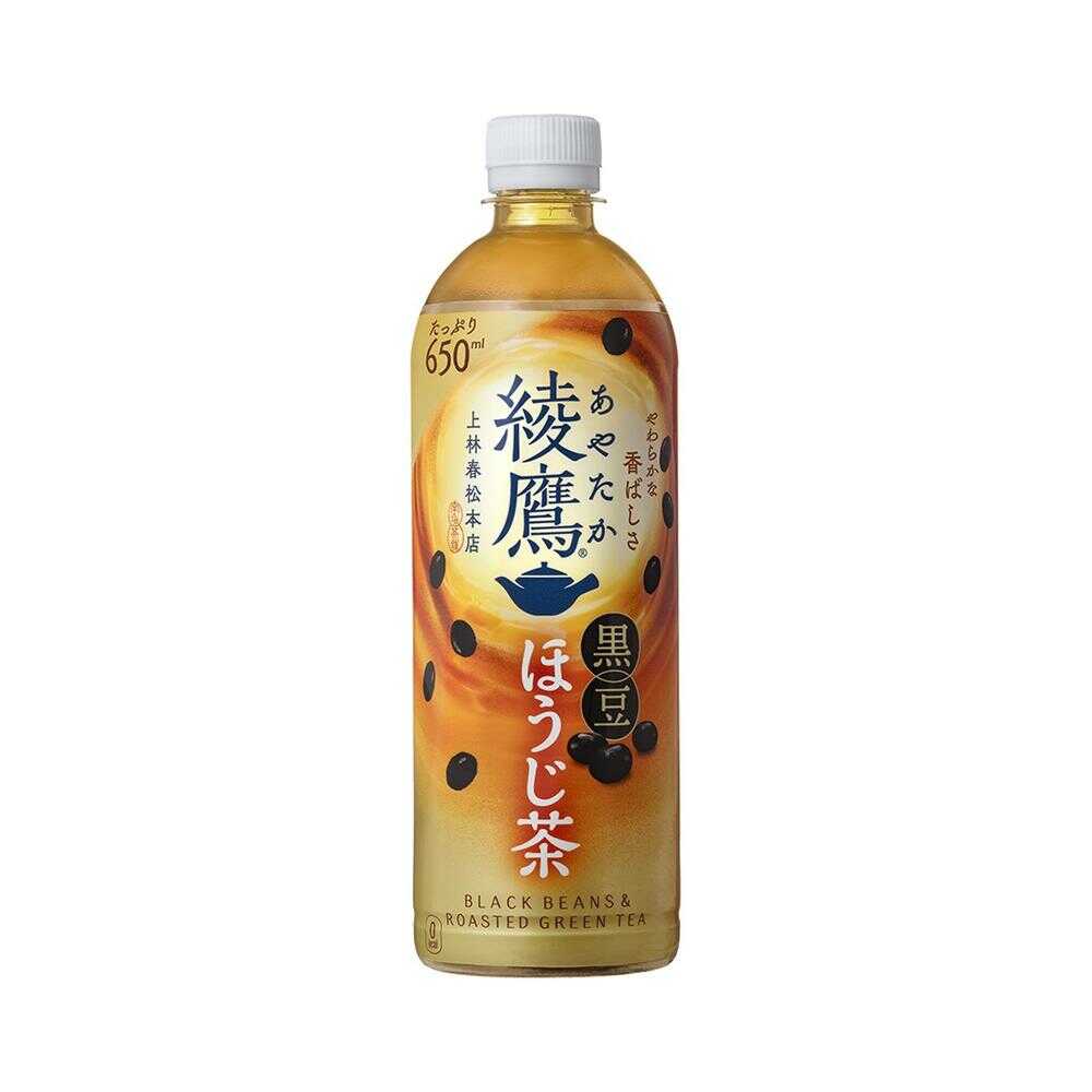 ◆コカ・コーラ 綾鷹 黒豆ほうじ茶 650ml   【24個セット】