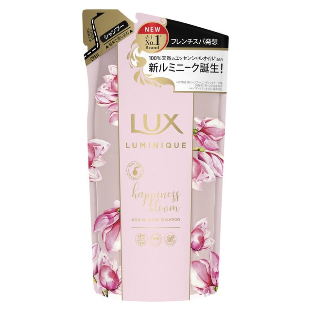 LUX(ラックス) ルミニーク ハピネスブルーム シャンプー 詰め替え 350g【3個セット】