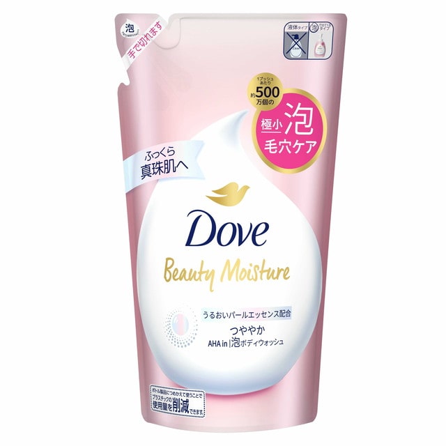 ダヴ ビューティーモイスチャー 泡ボディウォッシュ つややか つめかえ用 430g 【3個セット】