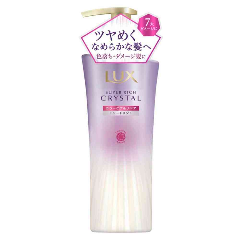 ユニリーバ ラックス スーパーリッチ クリスタル カラーケア&リペア トリートメント ポンプ 450g