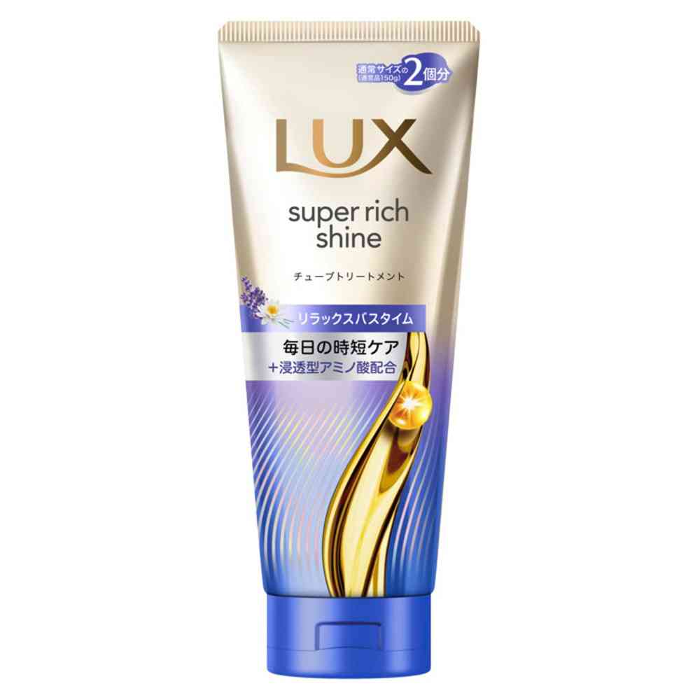 ユニリーバ ラックス スーパーリッチシャイン リラックスナイトケア まとまりチューブトリートメント 300g 【3個セット】