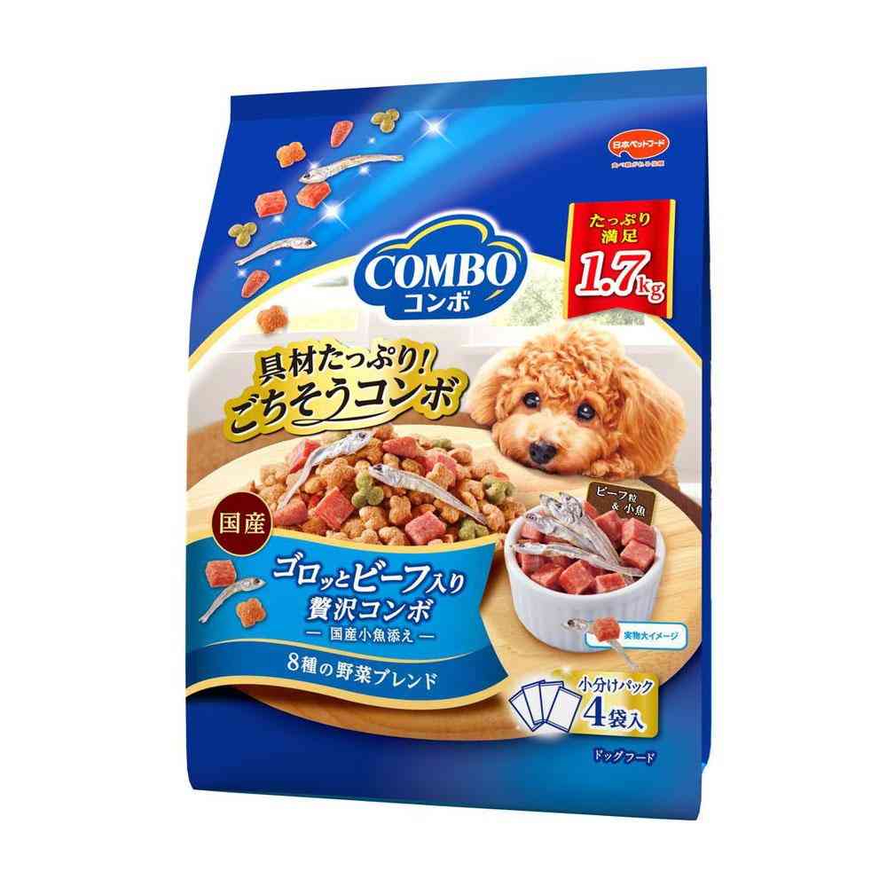 日本ペットフード コンボ ドッグ ゴロッとビーフ入り 1.7kg