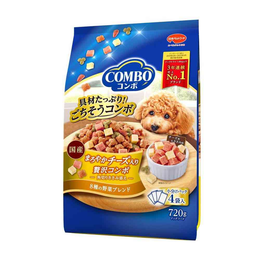 日本ペットフード コンボ ドッグ まろやかチーズ入り 720g