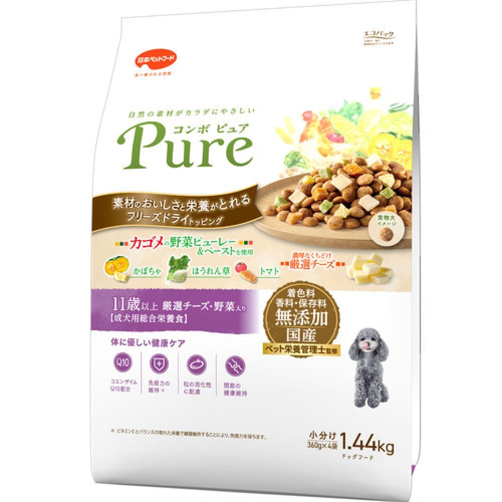 日本ペットフード コンボピュアドッグ 11歳以上 1.44kg