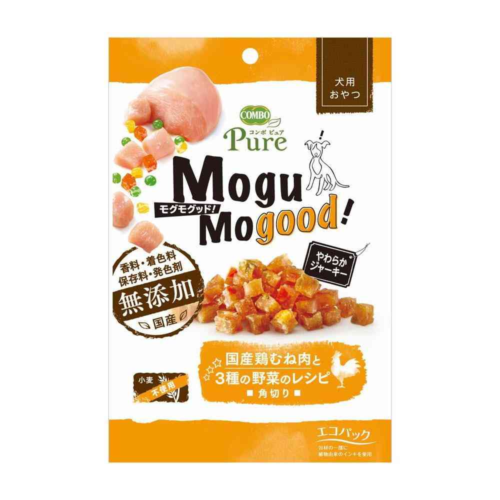 日本ペットフード コンボ ピュア ドッグ モグモグッド！ 国産鶏むね肉と3種の野菜のレシピ 角切り 50g