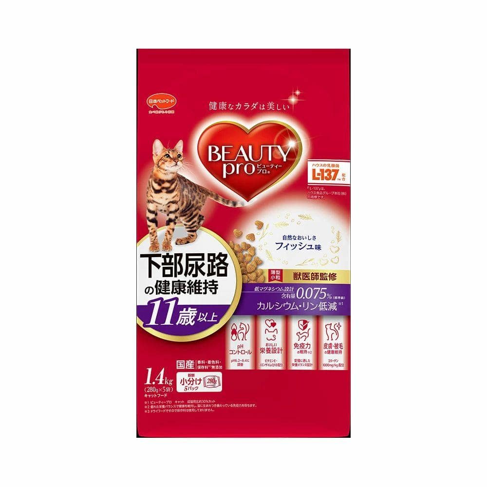 ビューティープロ キャット 猫下部尿路の健康維持 11歳以上 1.4kg