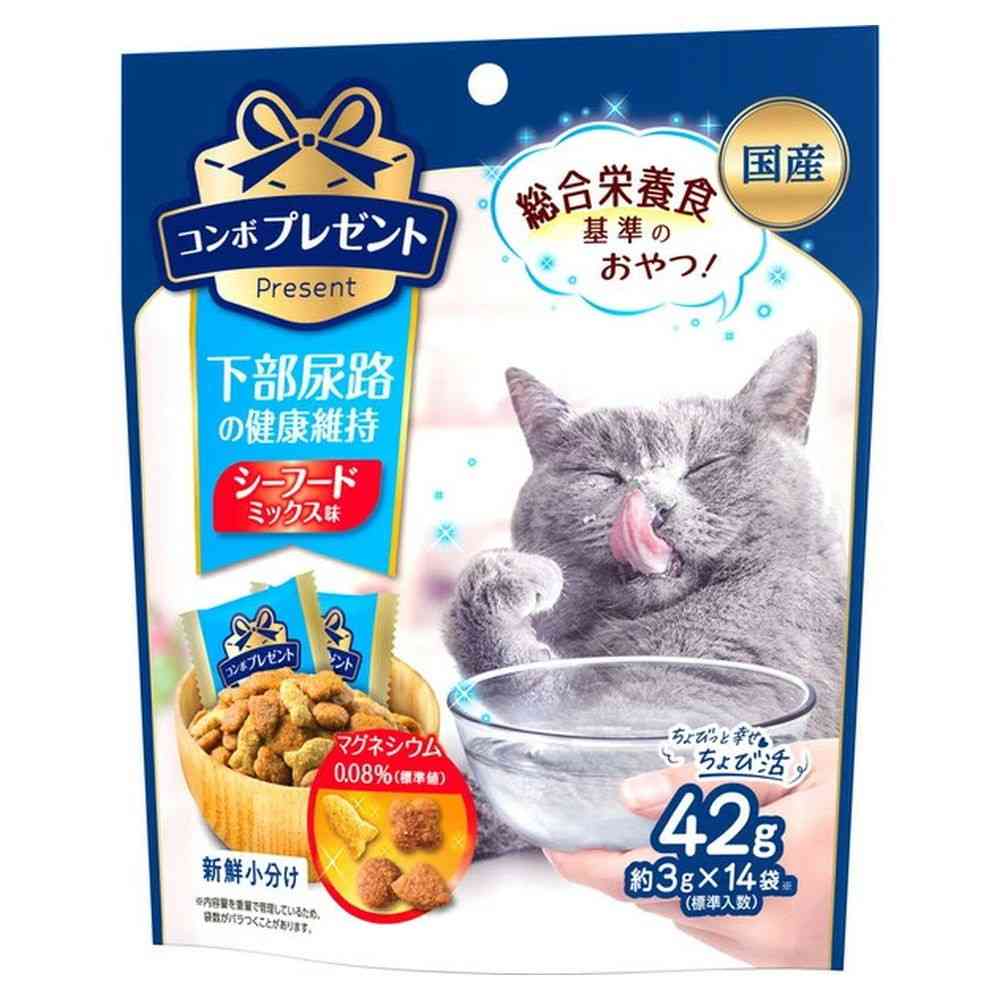 日本ペットフード コンボプレゼント キャット おやつ 下部尿路の健康維持 42g(3g×14袋)