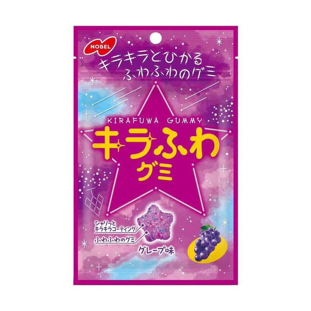 ◆ノーベル キラふわグミ グレープ 50g   【12個セット】