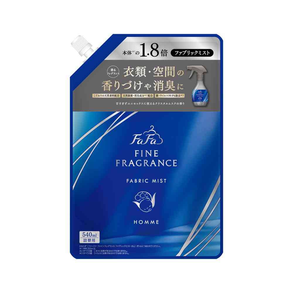 ファーファ ファインフレグランス ファブリックミスト オム 詰め替え 540ml   【12個セット】