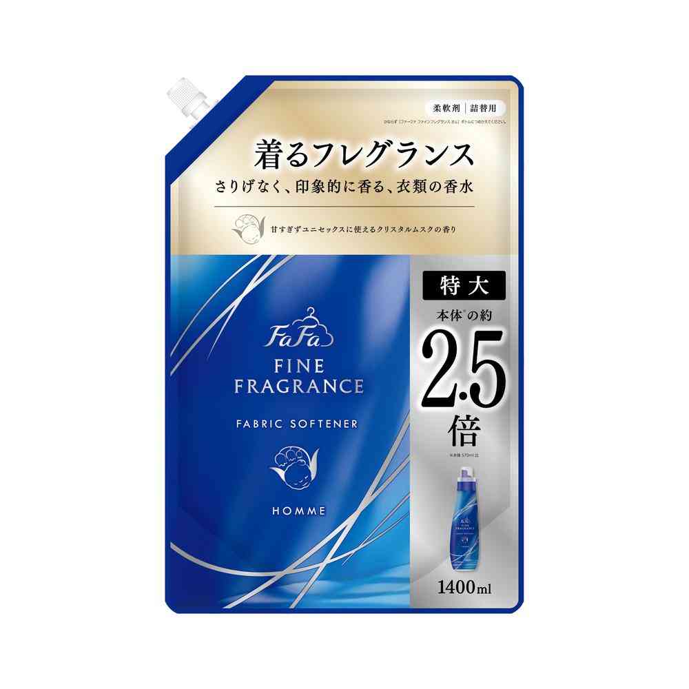 ファーファ ファインフレグランス オム 詰め替え 大 1400ml   【3個セット】