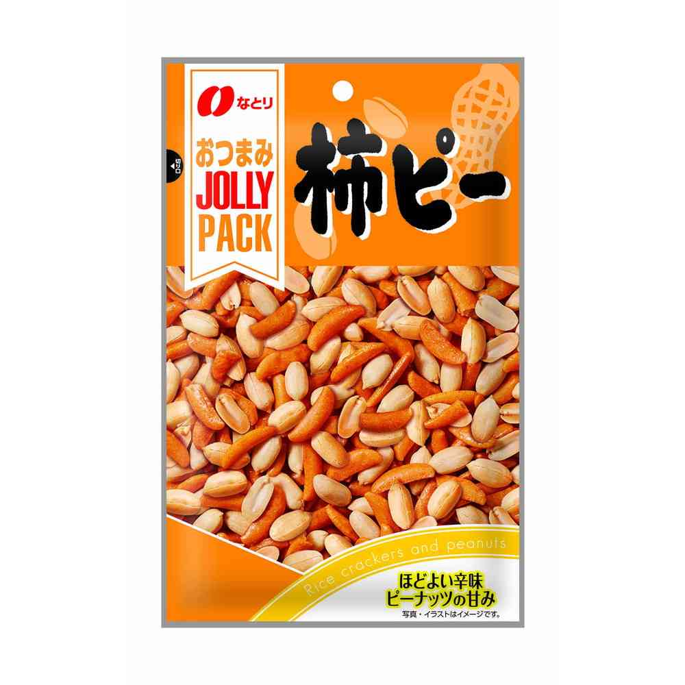 ◆なとり JOLLYPACK 柿ピー 90g   【10個セット】