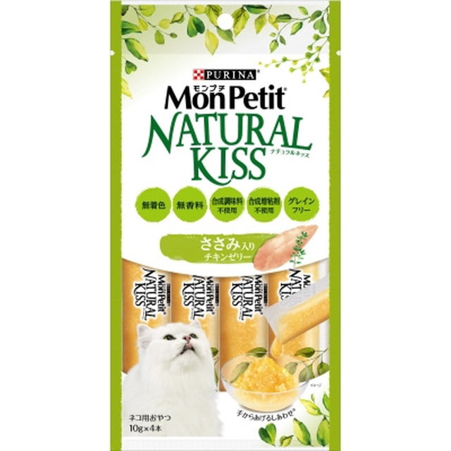 モンプチ ナチュラルキッスささみ入りチキンゼリー 40g