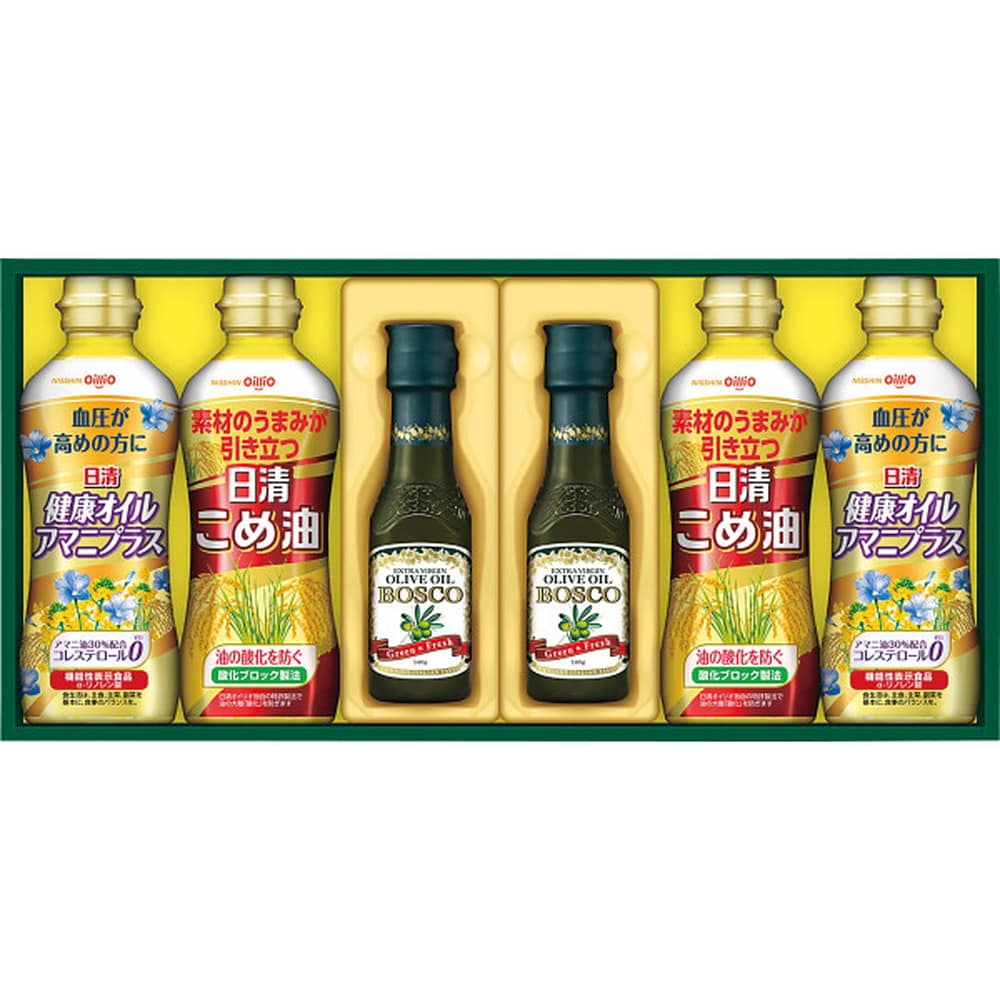 ◆【お歳暮限定】ボスコ オリーブオイル＆ヘルシーオイルギフト◇メーカー直送 ▼返品・キャンセル不可【他商品との同時購入不可】
